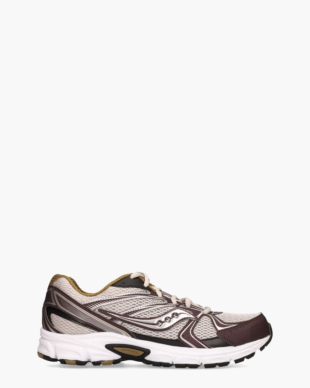 Saucony Ride Millennium Off-White/Bordeauxrood Herensneakers