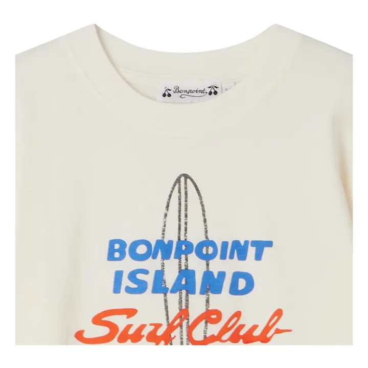Bonpoint T-Shirt Surf Club Thibald | Ecru