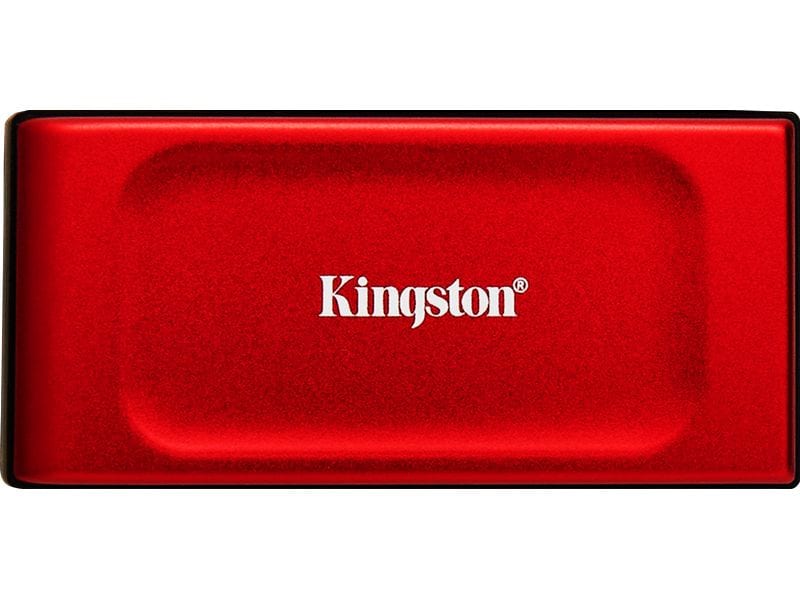 Kingston Externe SSD XS1000 1000 GB, Rot Externes Solid State Drive im schlanken, kompakten Design