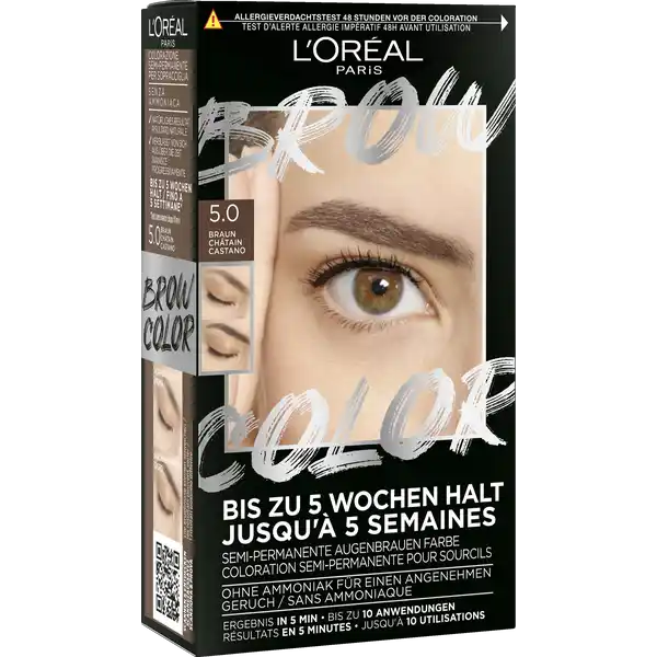 Brow Color Semi-Permanente Augenbrauenfarbe 5.0 Braun