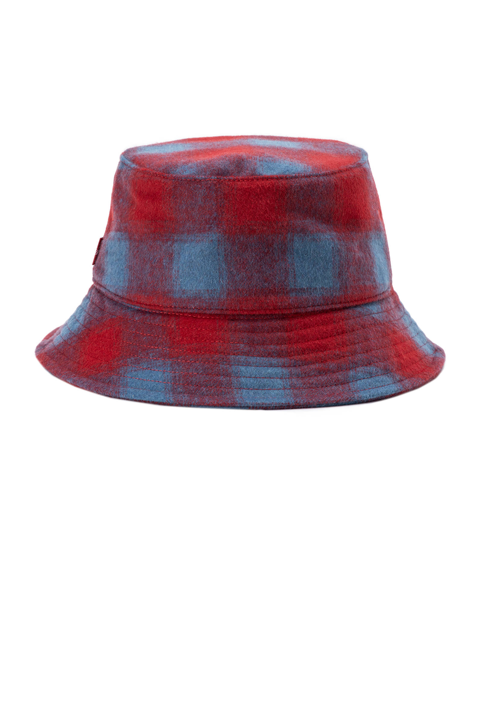 Levi's geruite bucket hat rood/blauw