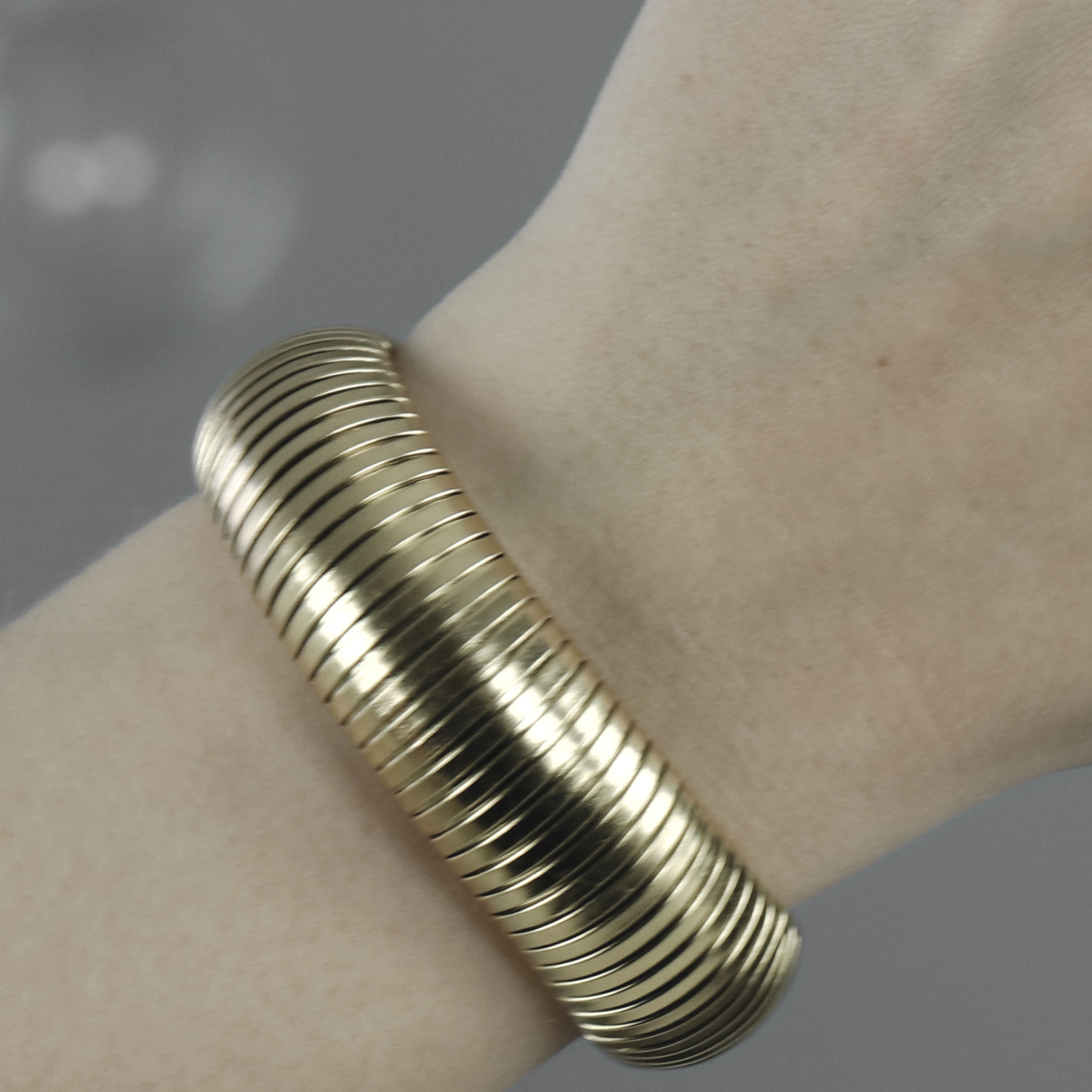 Dansk Copenhagen  Statement armring, vandfast - forgyldt