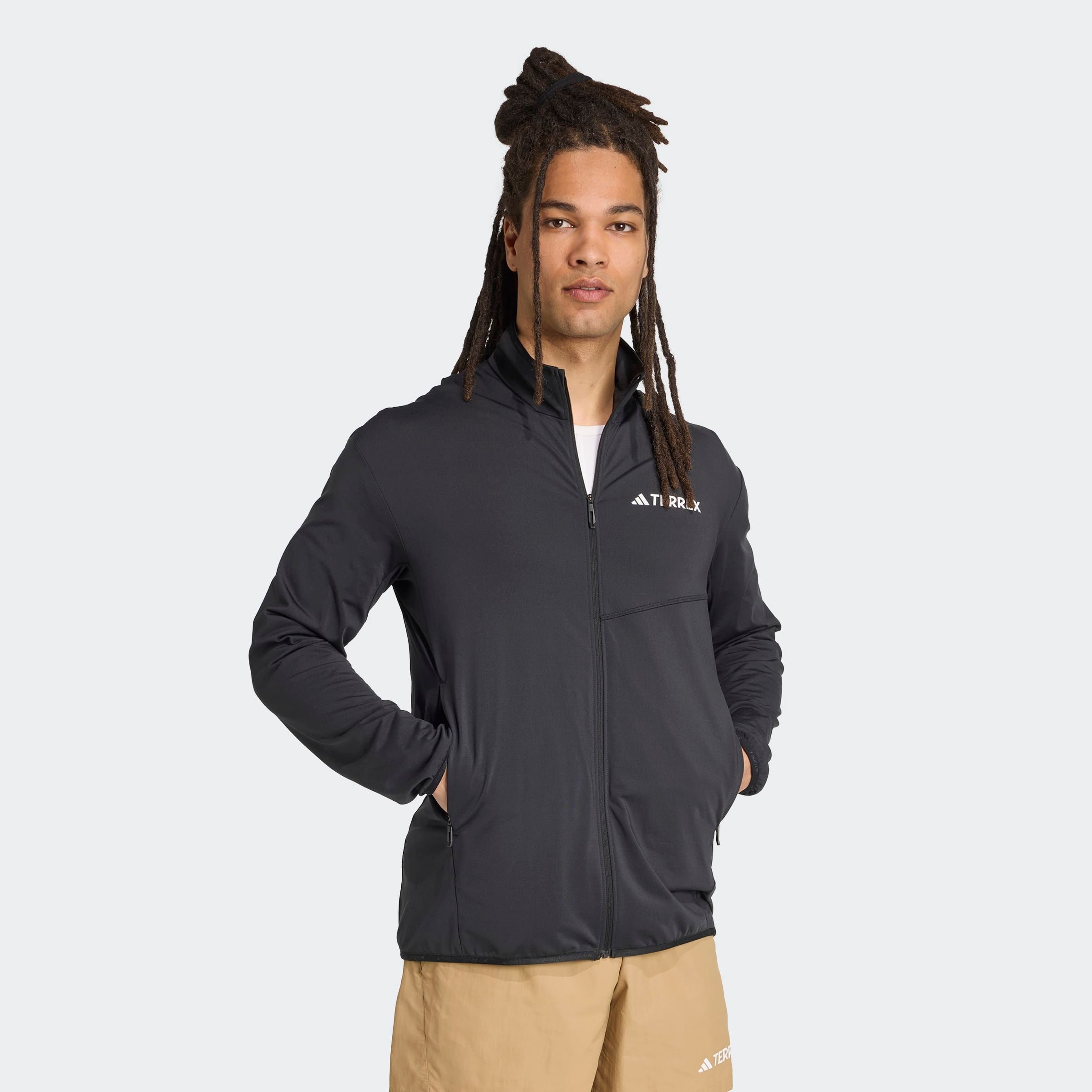 adidas TERREX Fleecejacke »MULTI CLIMAWARM TECH FLEECE MIT DURCHGEHENDEM REISSVERSCHLUSS«