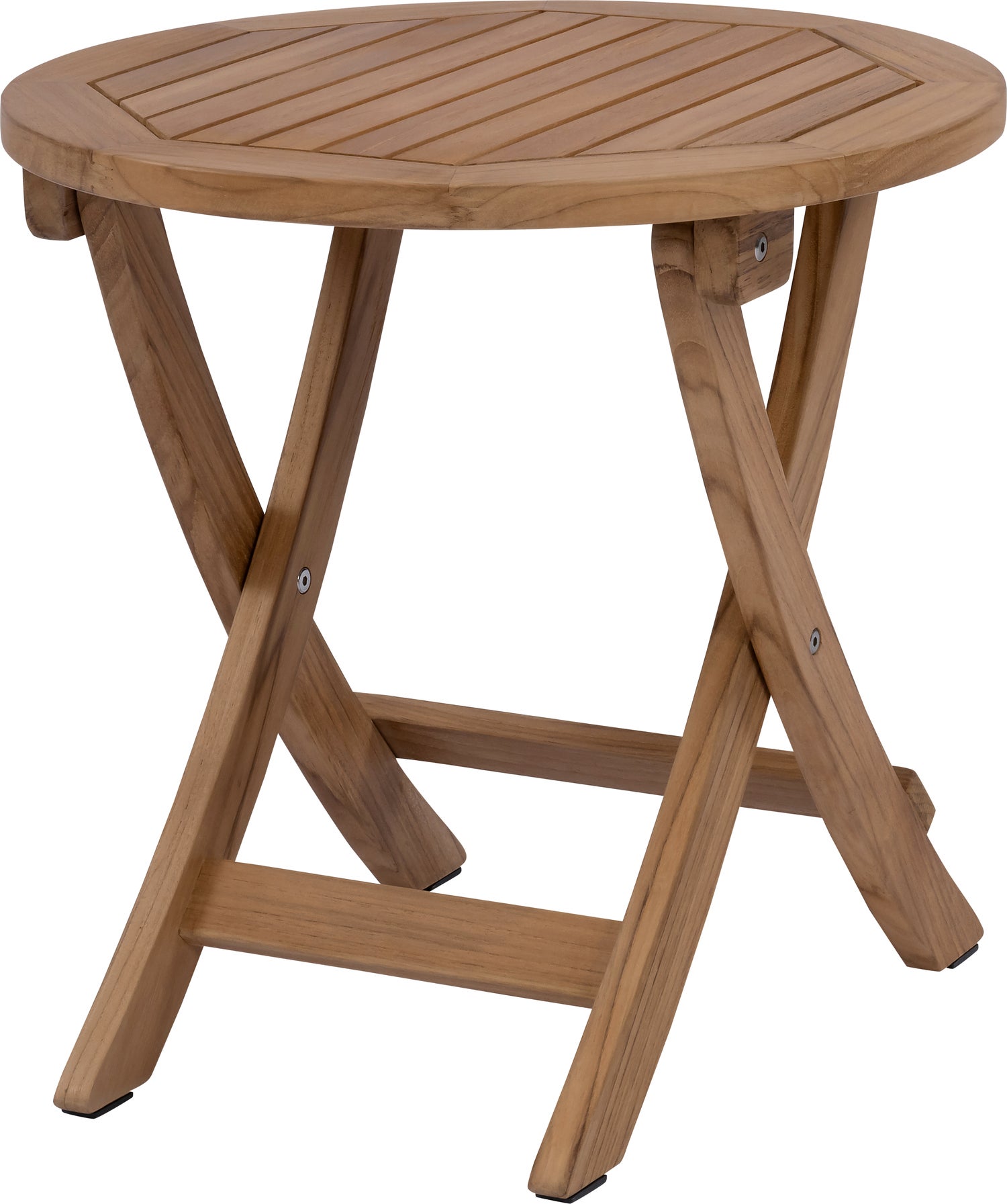 Intratuin klaptafel Jip naturel D 45 H 45 cm