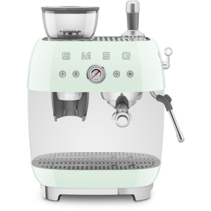 SMEG Espressomaschine mit Mahlwerk 50's Style EGF03PGEU Pastellgrün