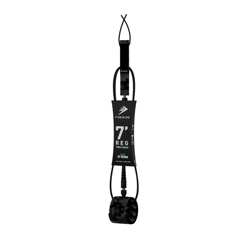 Slater Design / Firewire Leash Surf All Day - 7'0 - 7 mm Black / Army