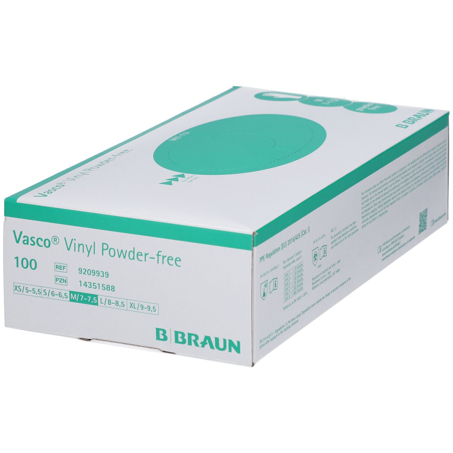 Vasco® Vinyl Handschuhe Gr. M unsteril