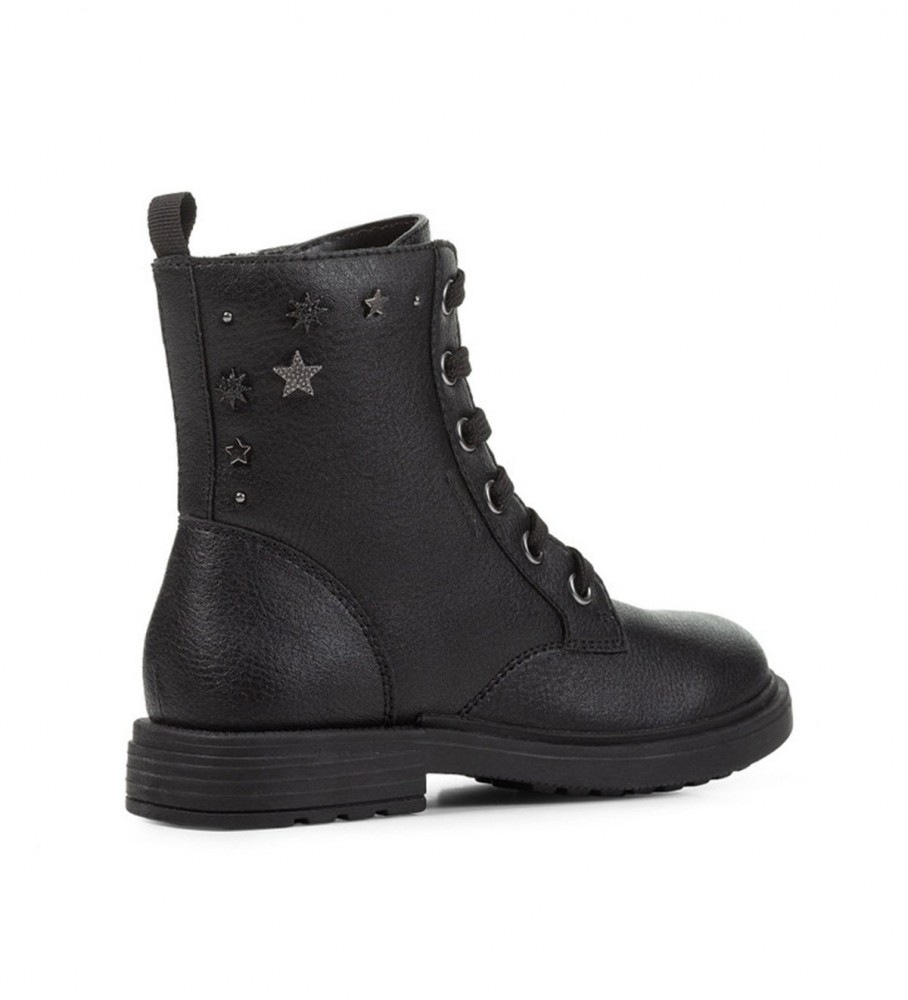 Botas de cano curto pretas GEOX Eclair