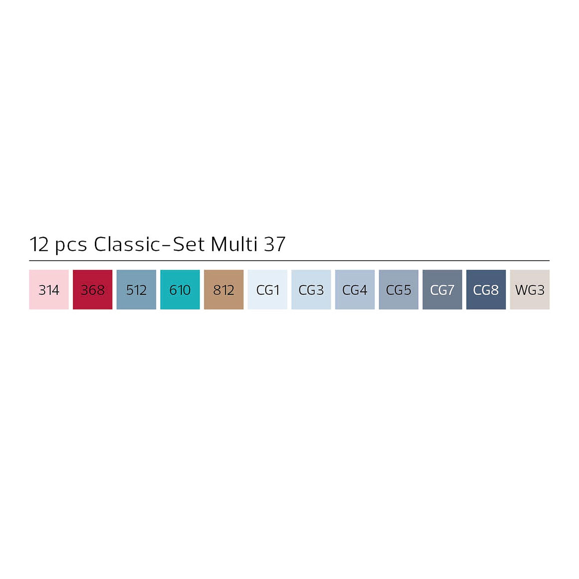 Stylefile<br>marker 12er multi set 37