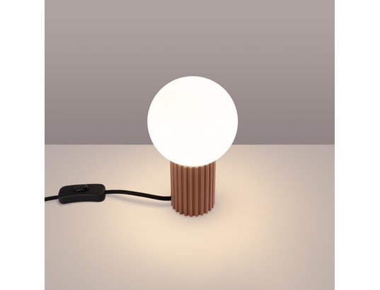 SOLLUX LIGHTING - Lampe à poser halo moka