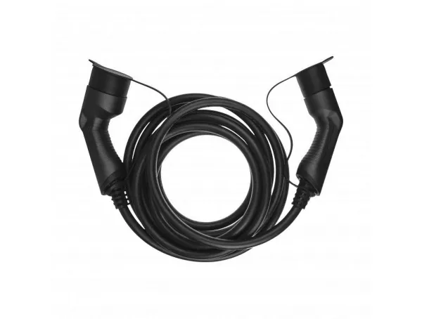 Green Cell ladekabel til elbil type 2 - optil 7,2 kW på 1 fase - 32A - 7 meter
