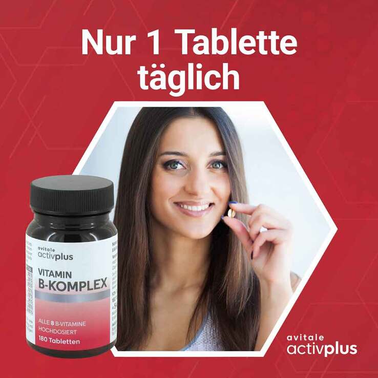 Activplus Vitamin B Komplex Tabletten, 180 St