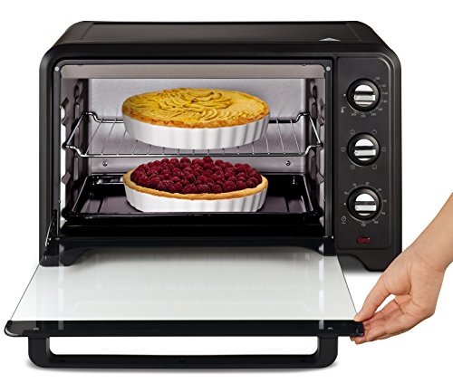 Moulinex Optimo OX484810   Four à convection de 39 L, 6 modes de cuisson avec thermostat jusqu'à 240 ° et minuterie jusqu'à 120 minutes, plaque de cuisson et grilles réversibles, design compact : 127.38: Cuisine et Maison