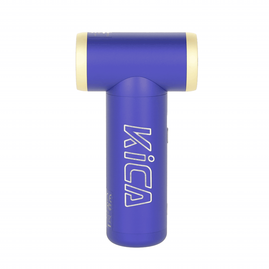 1100mAh 2in1 Jet Fan 2 Elektrische Luftpumpe USB Turbo Ventilator Multifunktionsgebläse Drehzahl bis zu 101000 U/min (4000720) - Blau