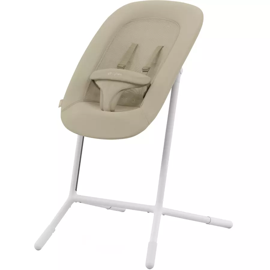 cybex GOLD Hochstuhl Lemo 4 in 1 Set Sand White inklusive Learning Tower