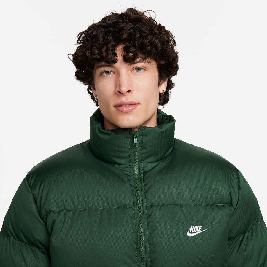 Nike Manteau d'Hiver Therma-FIT Club Puffer - Vert/Blanc