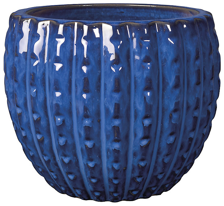 Pot rond terre cuite Deroma Majorelle ø37 x h.27,5 cm
