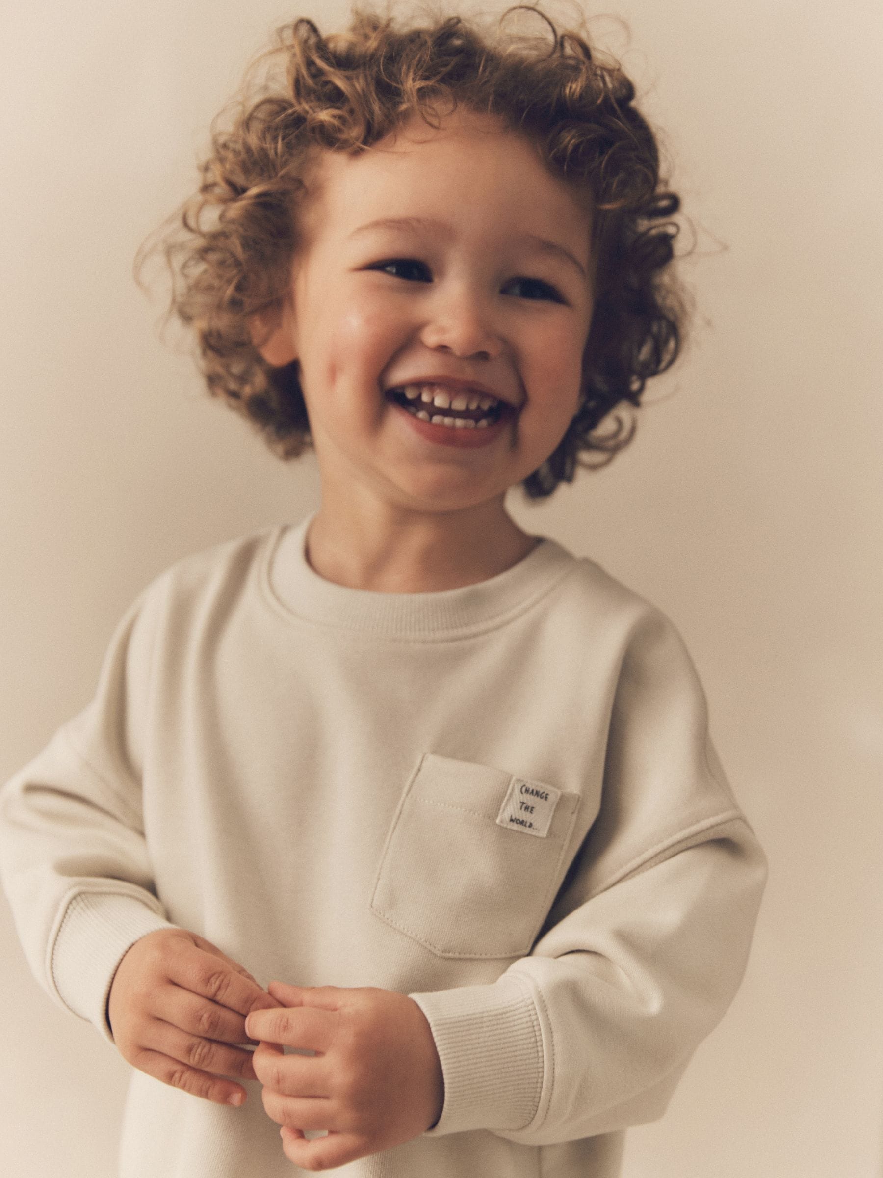 Grijs/okergeel - Set van 2 T-shirts met lange mouwen en leggings (3mnd-7jr)
