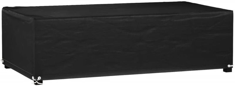 Tuinmeubelhoes - Zwart - Polyetheen - Water- en UV-bestendig