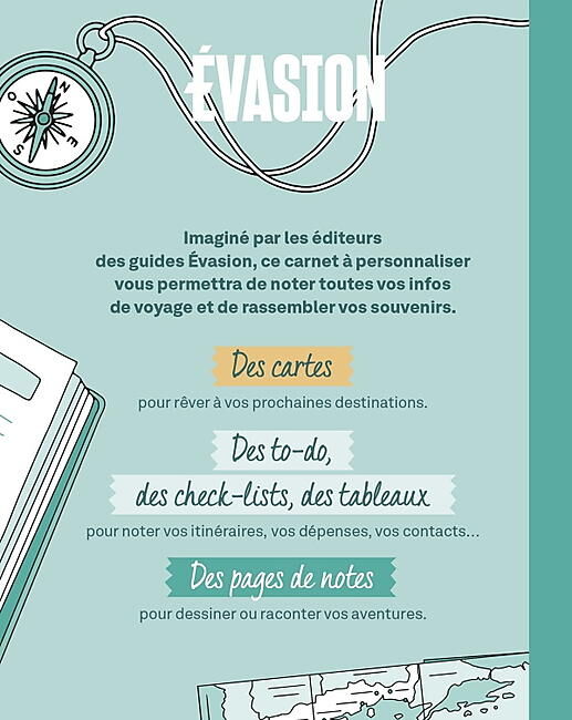 HACHETTE - CARNET DE VOYAGE EVASION