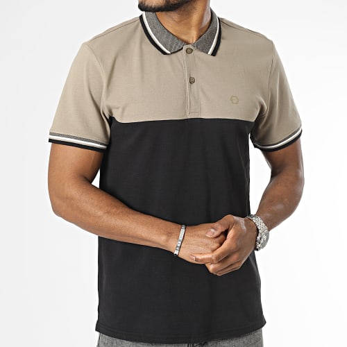 Polo Manches courtes Easton 10049874 Noir Taupe