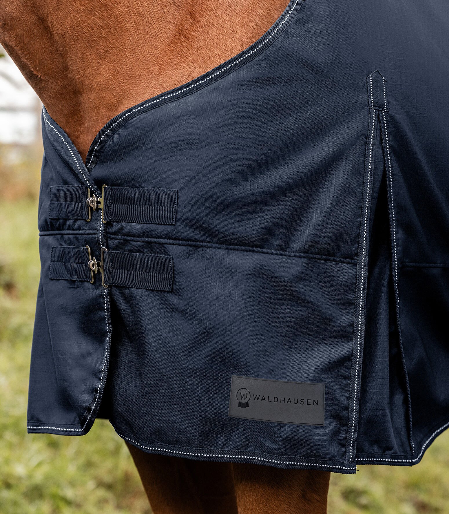 Waldhausen Nordic Fleece - Winterdeken - Paardendeken - Blauw - 95/145