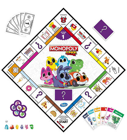 Hasbro Brettspiel - Monopoly Junior - 2-I-1