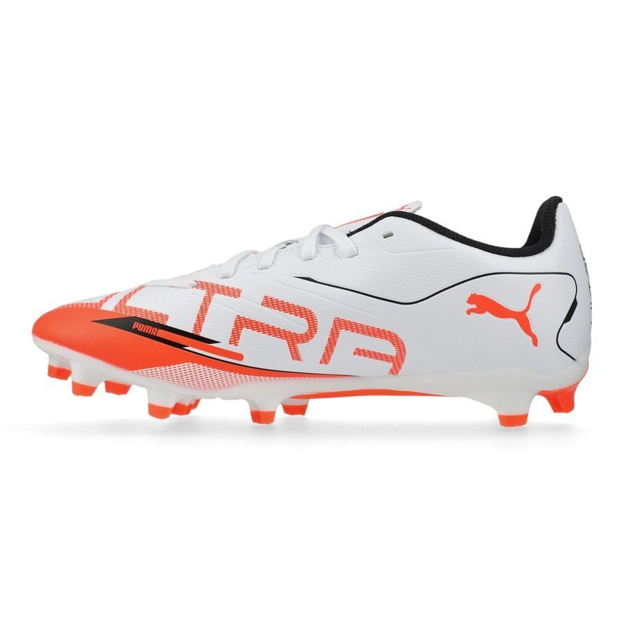 PUMA Ultra 5 Play FG/AG Unlimited - Blanc/Noir/Glowing Red Femme