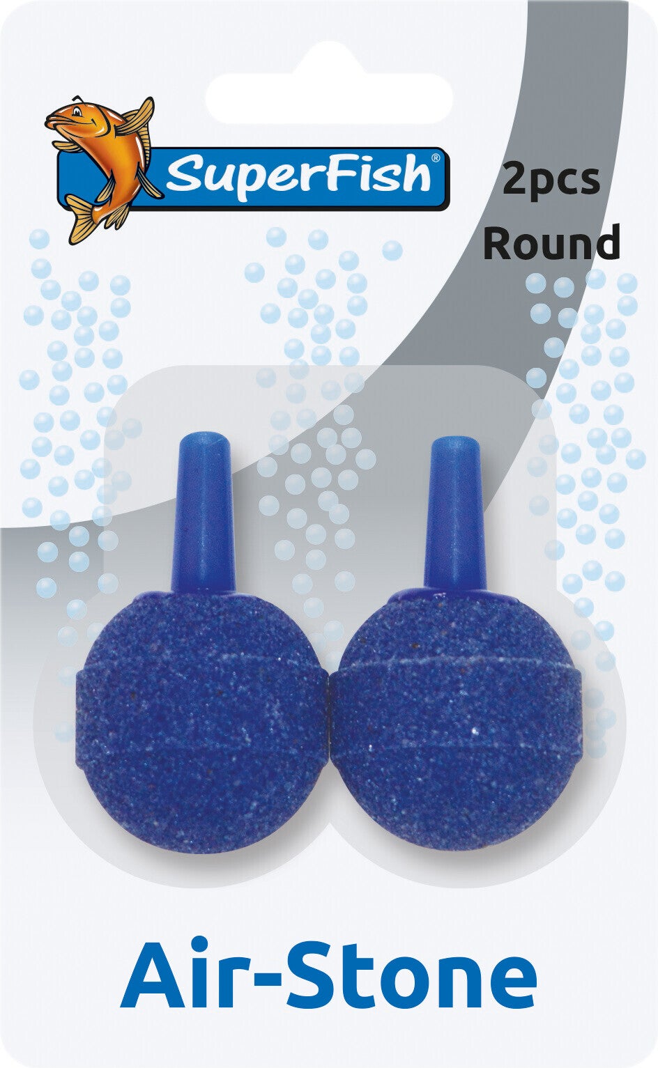 SuperFish luchtsteen blauw D 2,5 cm 2 stuks