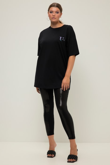 Leggings, Slim Shape, Glitter-Dots, Elastikbund