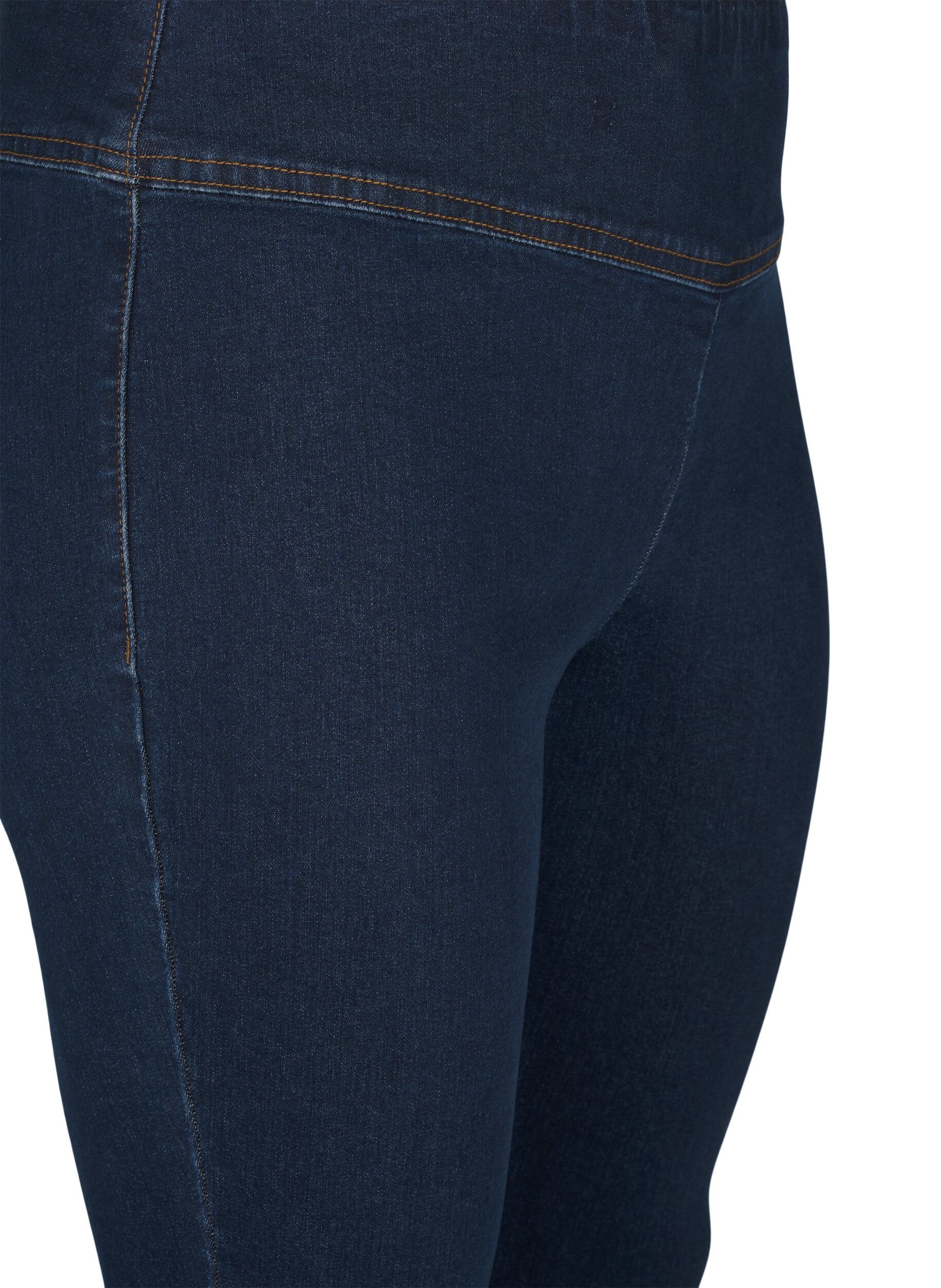 Stretchy jeggings med høj talje