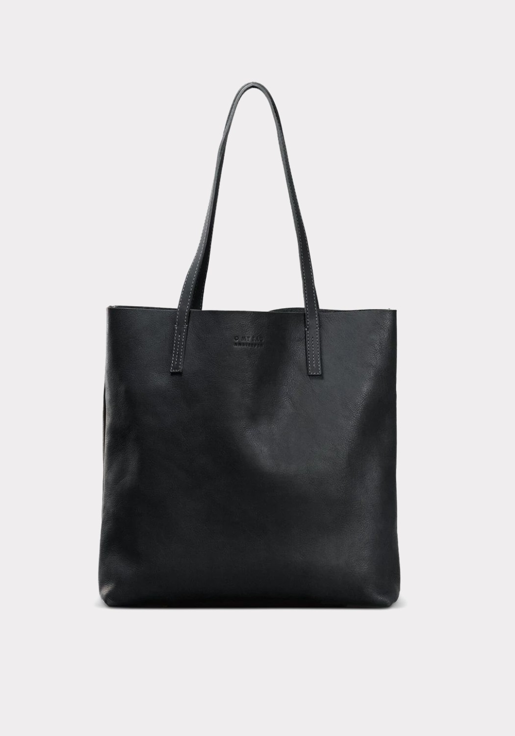 O My Bag Leder-Shopper Georgia Soft Grain Leather Black