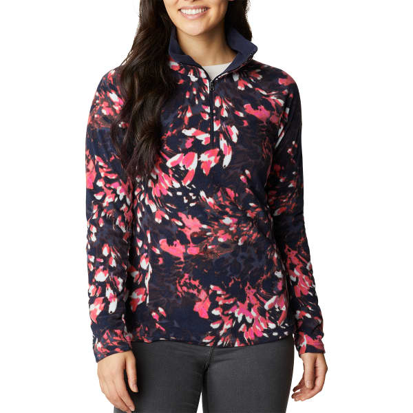 Sweat polaire COLUMBIA GLACIAL IV PRINT 1/2 ZIP W DARK NOCTURNAL DOTTY FLORAL
