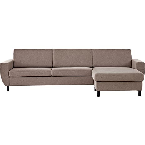 Urban 3D XL vendbar sofa med chaiselong - taupe