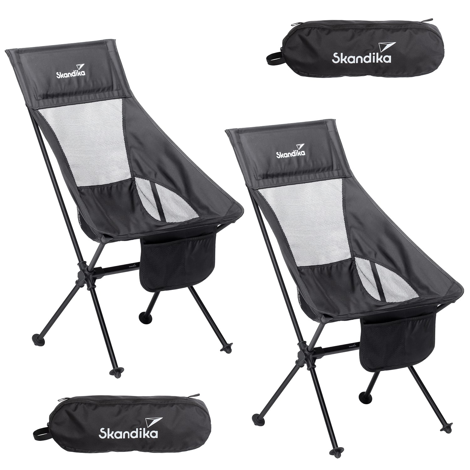Skandika Compact set van 2 vouwstoelen