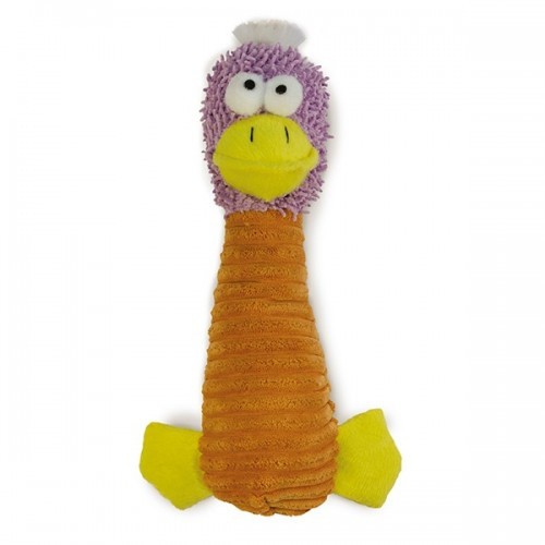brinquedo de pelúcia de pintinho laranja