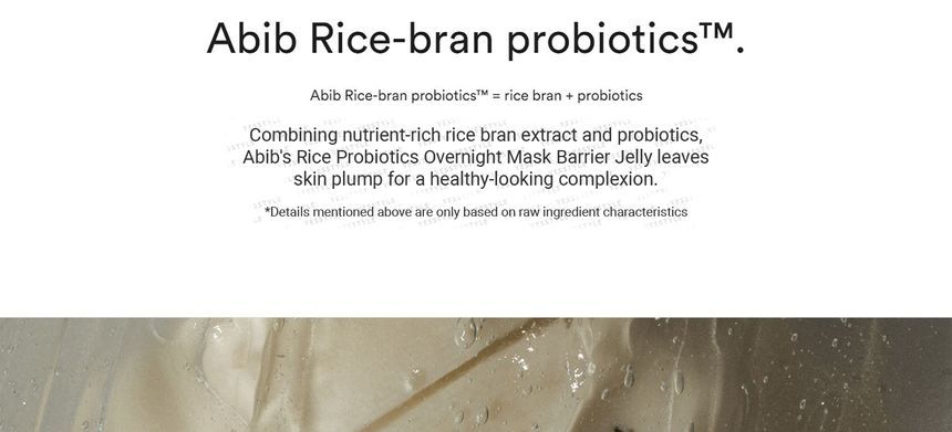 Abib - Rijstprobiotica Nachtmasker Barrièregelei