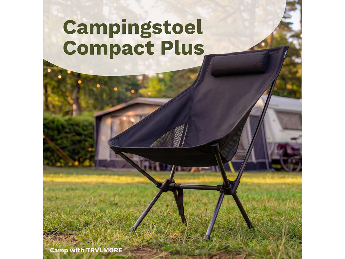 TRVLMORE Compact Plus Campingstoel - Grey