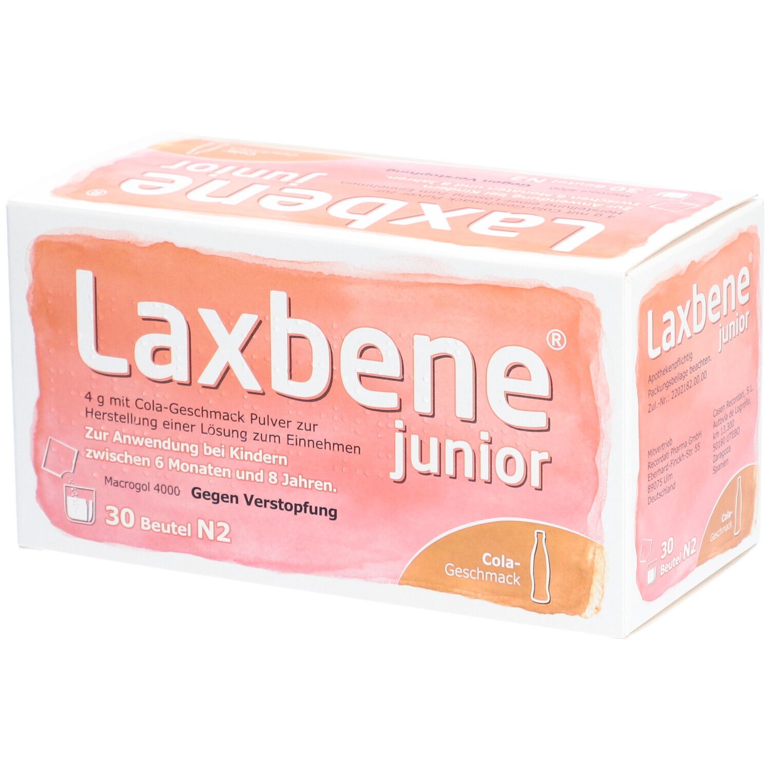 Laxbene® junior 4 g mit Cola-Geschmack Pulver