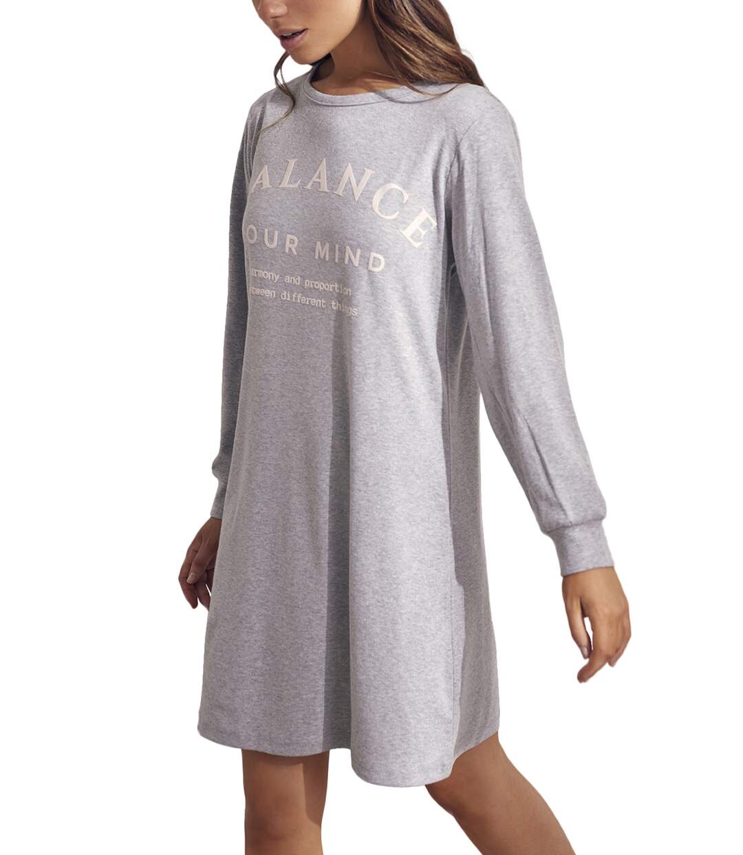 Chemise de nuit manches longues Cotton Selmark