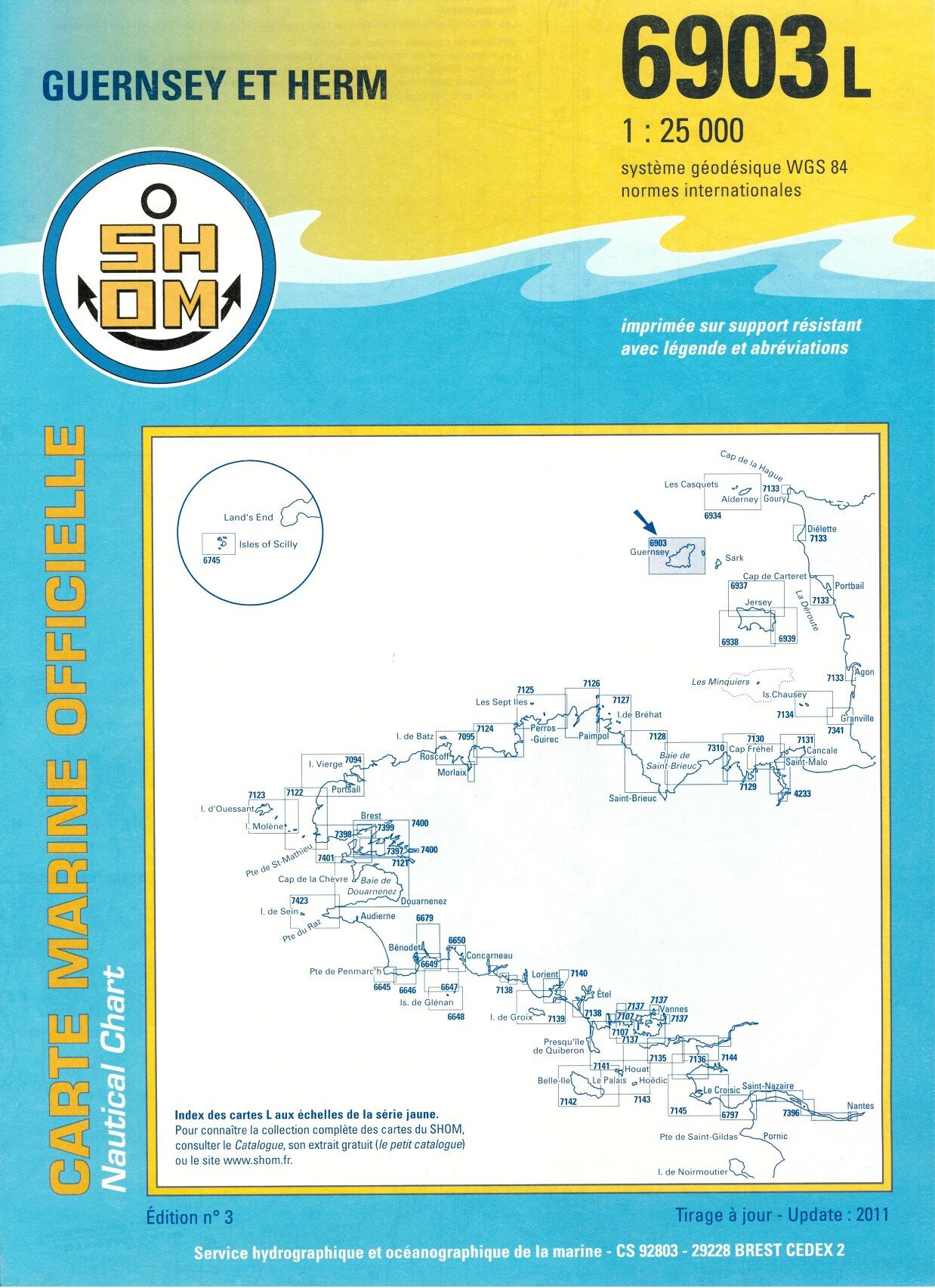 EPSHOM - 6903L GUERNSEY ET HERM