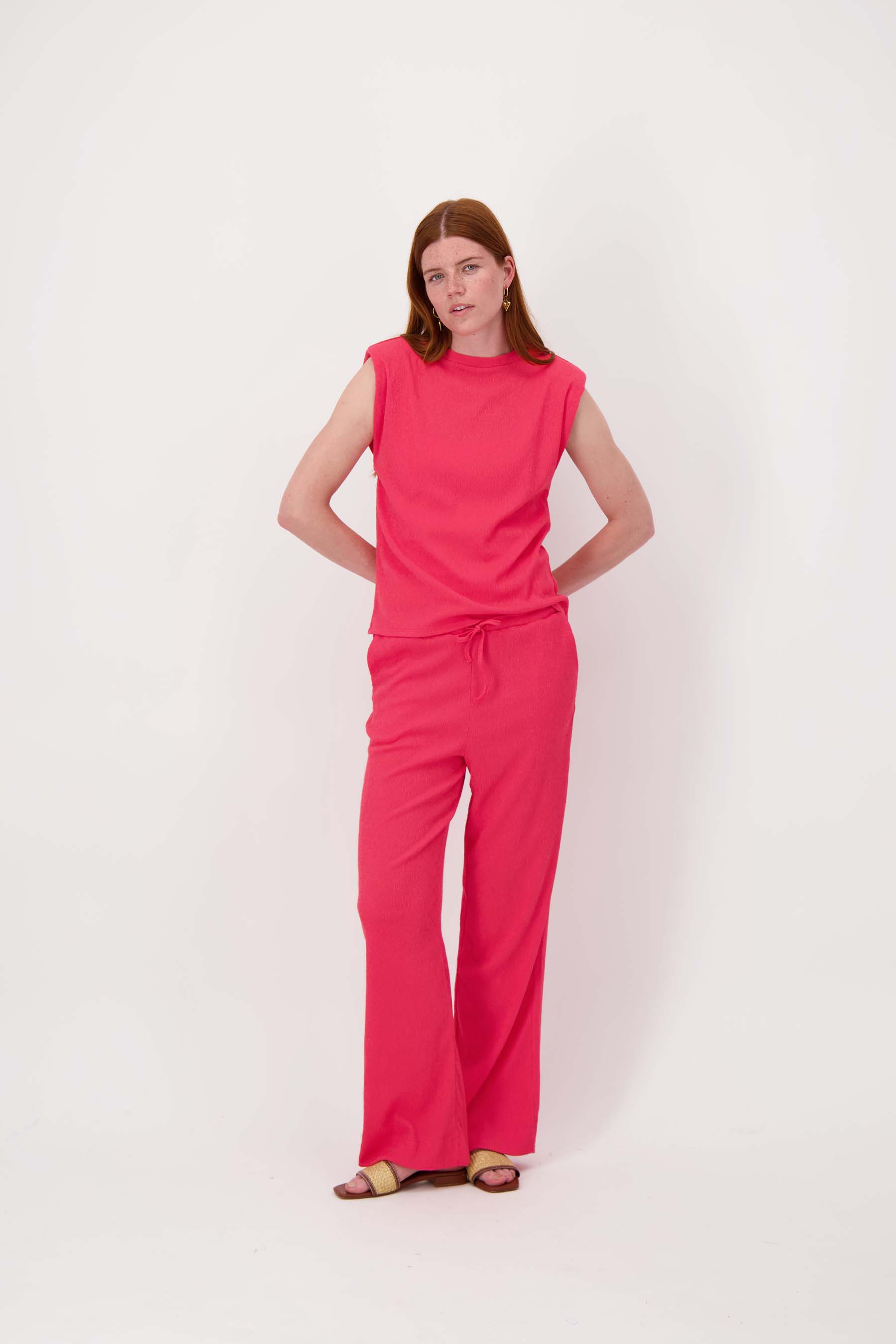 crincle broek wijd model