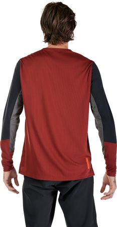 DEFEND Herren-Langarmshirt  rust  L