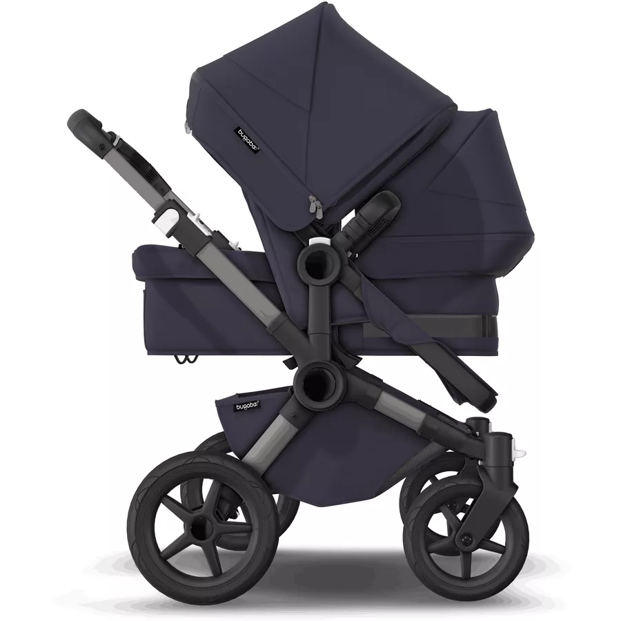 bugaboo Geschwisterwagen Donkey 5 Duo Complete GraphiteDark Navy