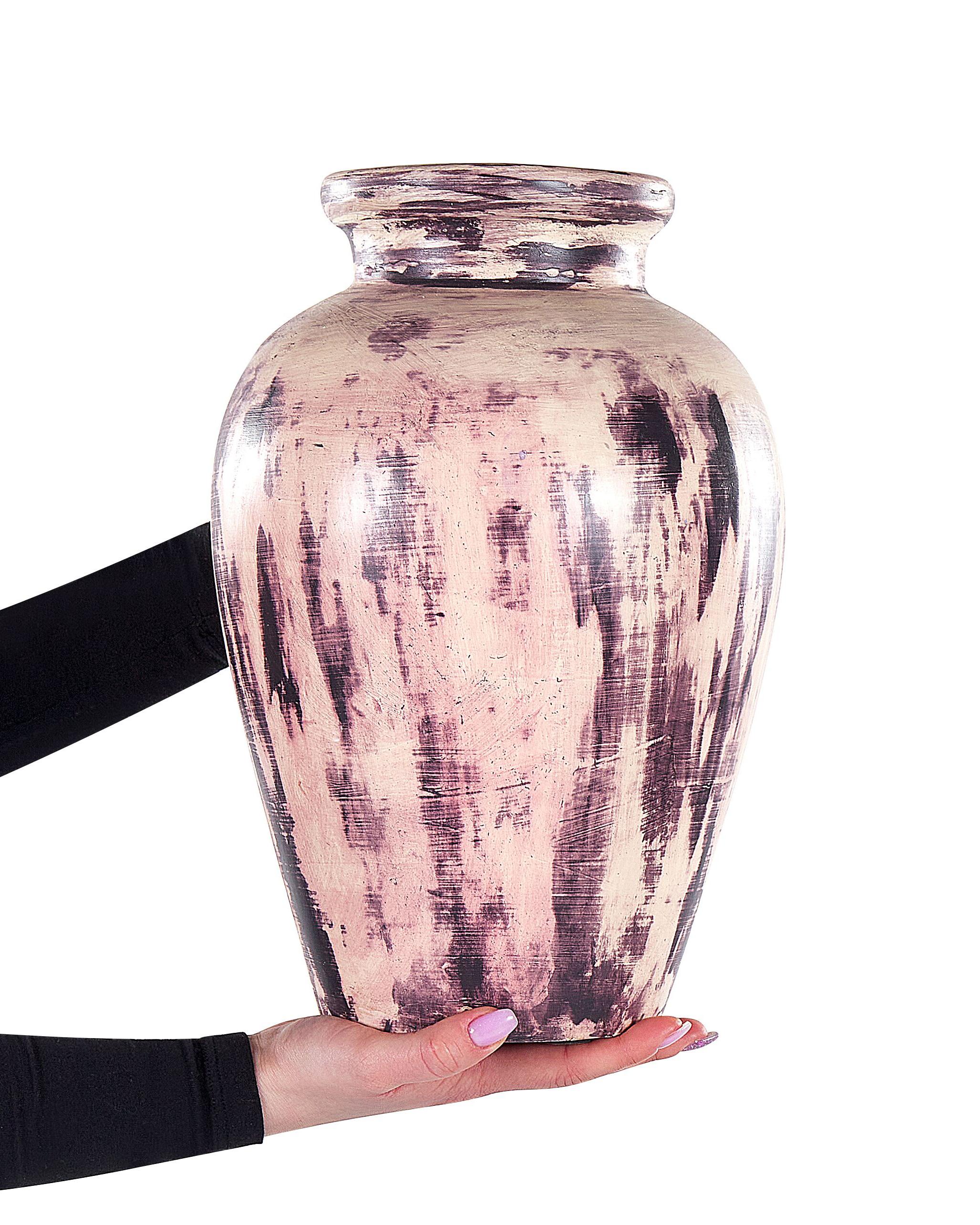 Decoratieve vaas AMATHUS Keramiek 34 cm Paars