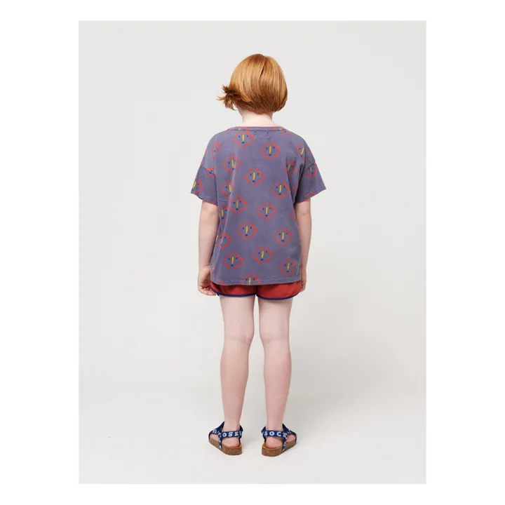 Bobo Choses T-Shirt Coton Bio Visages | Gris anthracite