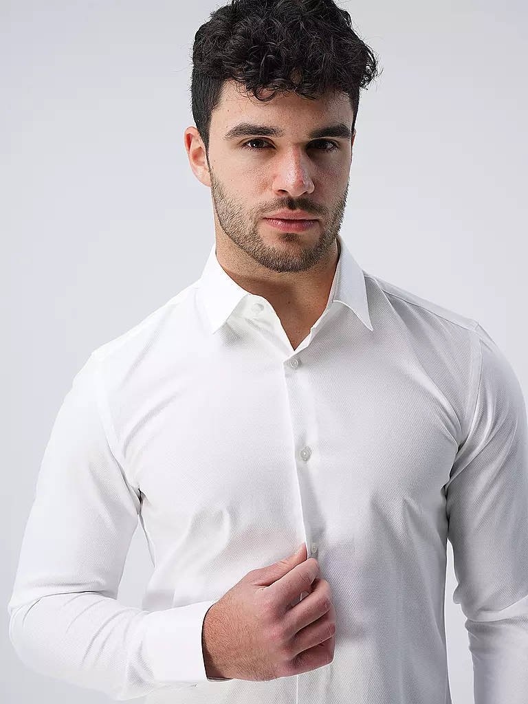 BOSS Hemd Slim Fit weiss