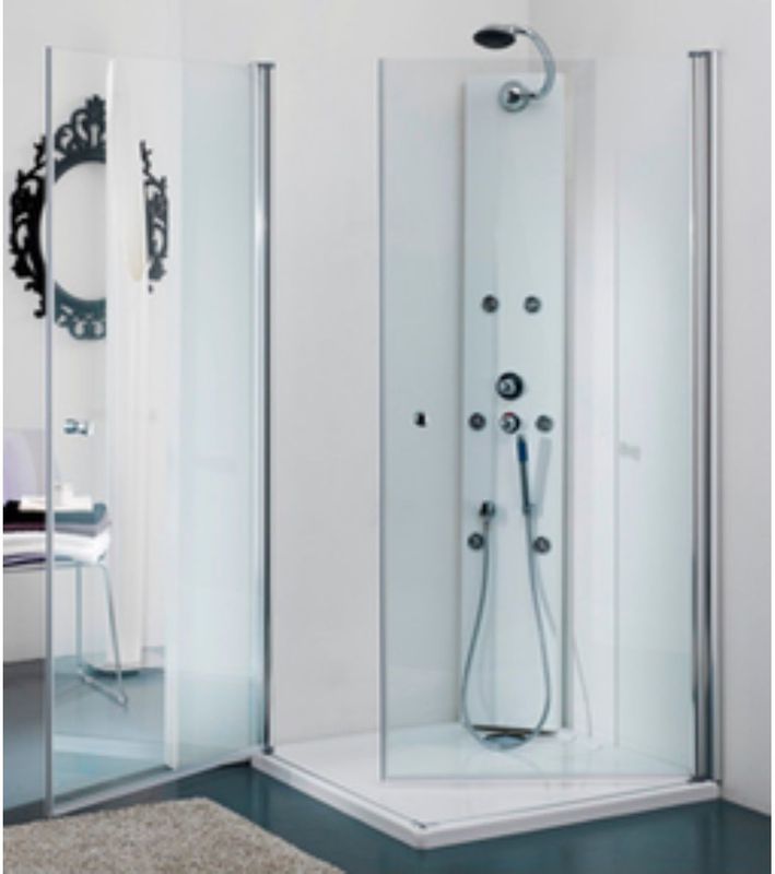 Plieger - Royal - Douchecabine Hoekinstap - Chroom - Veiligheidsglas