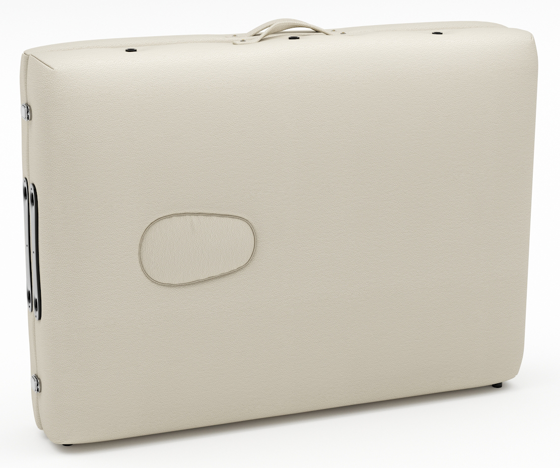 Massageliege 2-Zonen beige