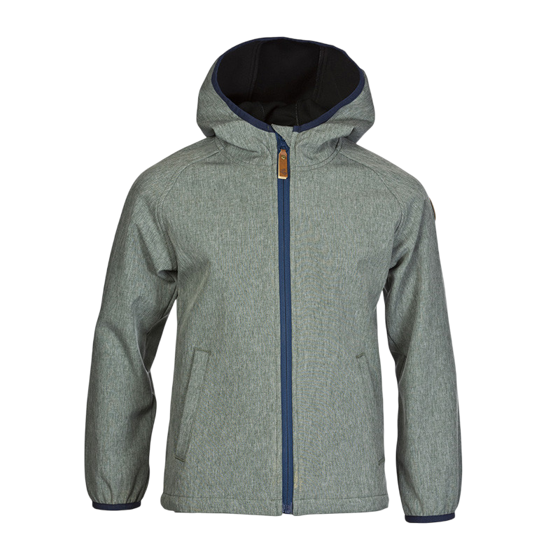Kinder Avan Softshelljacke trekking green